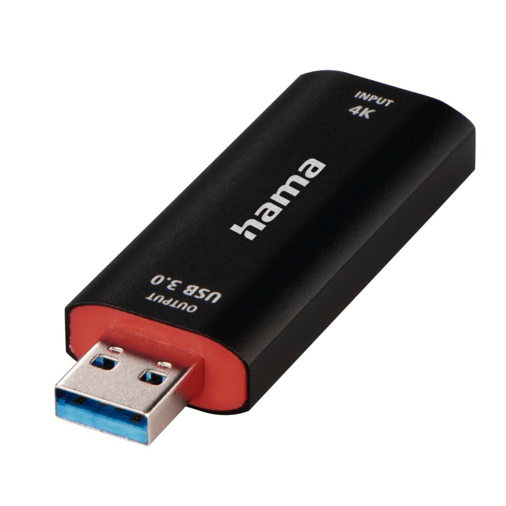 Hama Video-Opname-Stick Usb-Stekker.- Hdmi-Aansluiting 4K