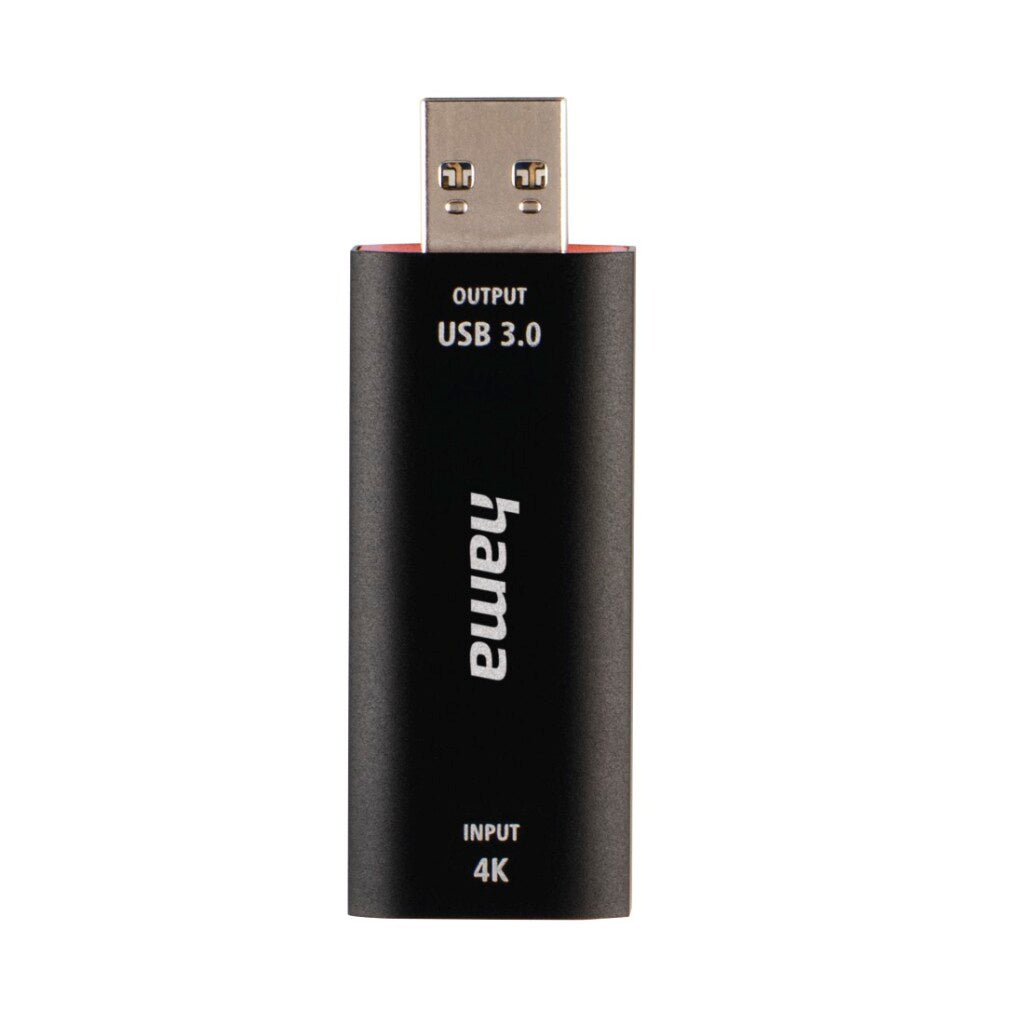 Hama Video-Opname-Stick Usb-Stekker.- Hdmi-Aansluiting 4K