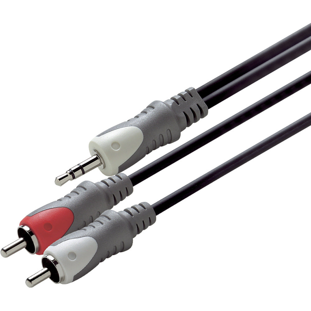 Scanpart Aansluitkabel 3.5 S(M)-2Tulp(M) 3.0M