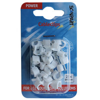 Scanpart Snoerclips 6Mm Rond Wit A25