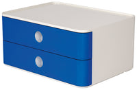 Han Ha-1120-14 Smart-Box Allison Met 2 Lades Royal Blauw, Stapelbaar