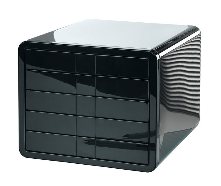 Han Ha-1551-13 Ladenkast I-Box Met 5 Gesloten Laden Zwart