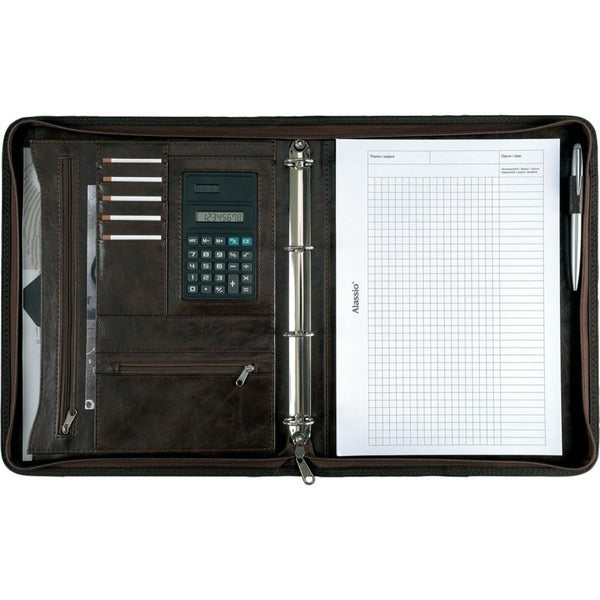 Juscha Ju-30064 Conferentiemap Alassio Massa A4 Bruin Kunstleer