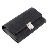 Alassio Ju-42196 Kelnerportefeuille Hunter Leer Grijs 18,5X9,5 Cm