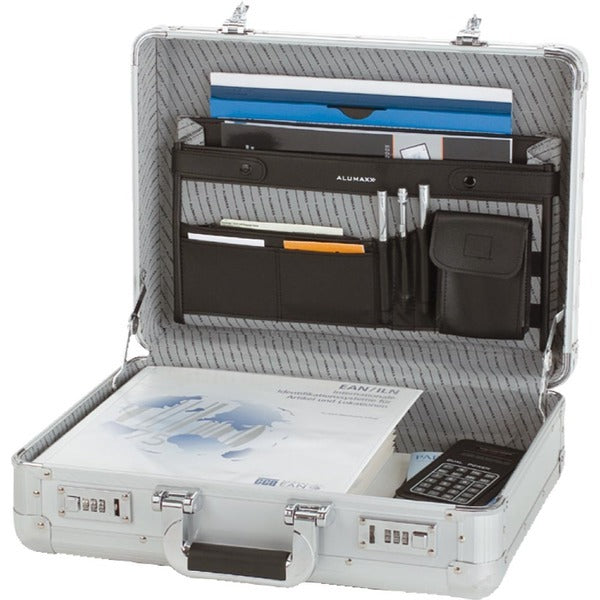 Juscha Ju-45114 Pilotenkoffer Alumaxx Taurus 35 X 46 X 16 Cm Zilver