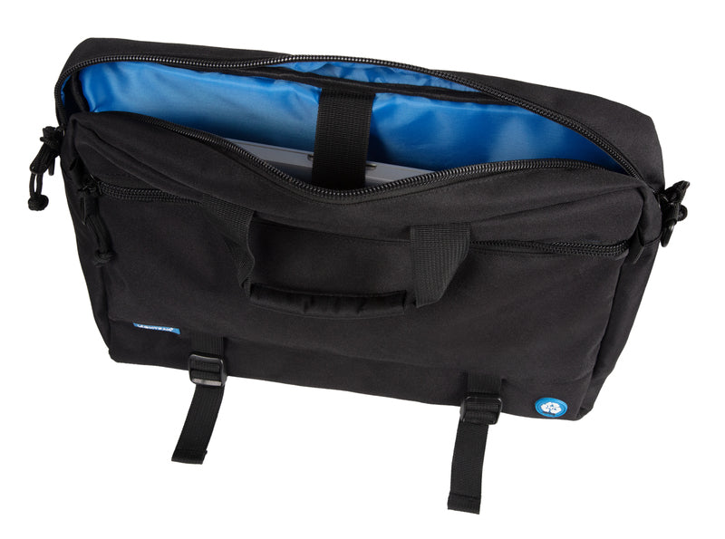 Juscha Ju-46201 Multi 3 In 1 Tas Rpet Zwart Laptop-, Rug- En Schoudertas Materiaal: Gerecycled Pet