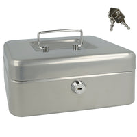 Westcott Ac-E51001-Zi Geldkist 200X161X90Mm Zilver, Kunststof Inzet Met 3 Vakken