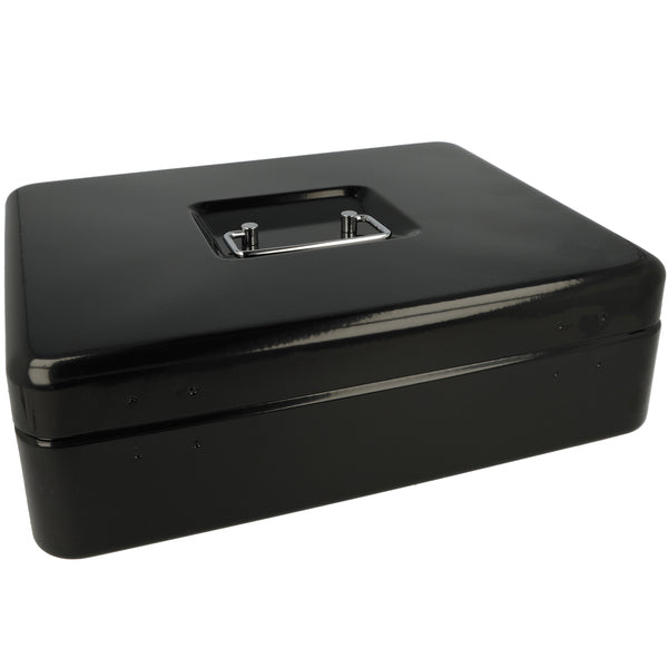 Westcott Ac-E51002-Zw Geldkist 301X242X91Mm Zwart, Kunststof Inzet Met 5 Vakken