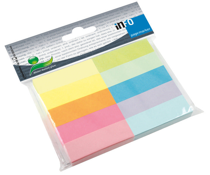 Info Notes In-5679-88 Info Page Marker Papier 10X15X50Mm, 10 Kleuren
