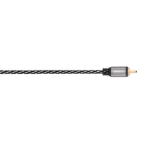 Avinity Subwooferkabel + Ad. Cinch-Aansl. - 2 Cinch-St Stof Verg. 3,0 M