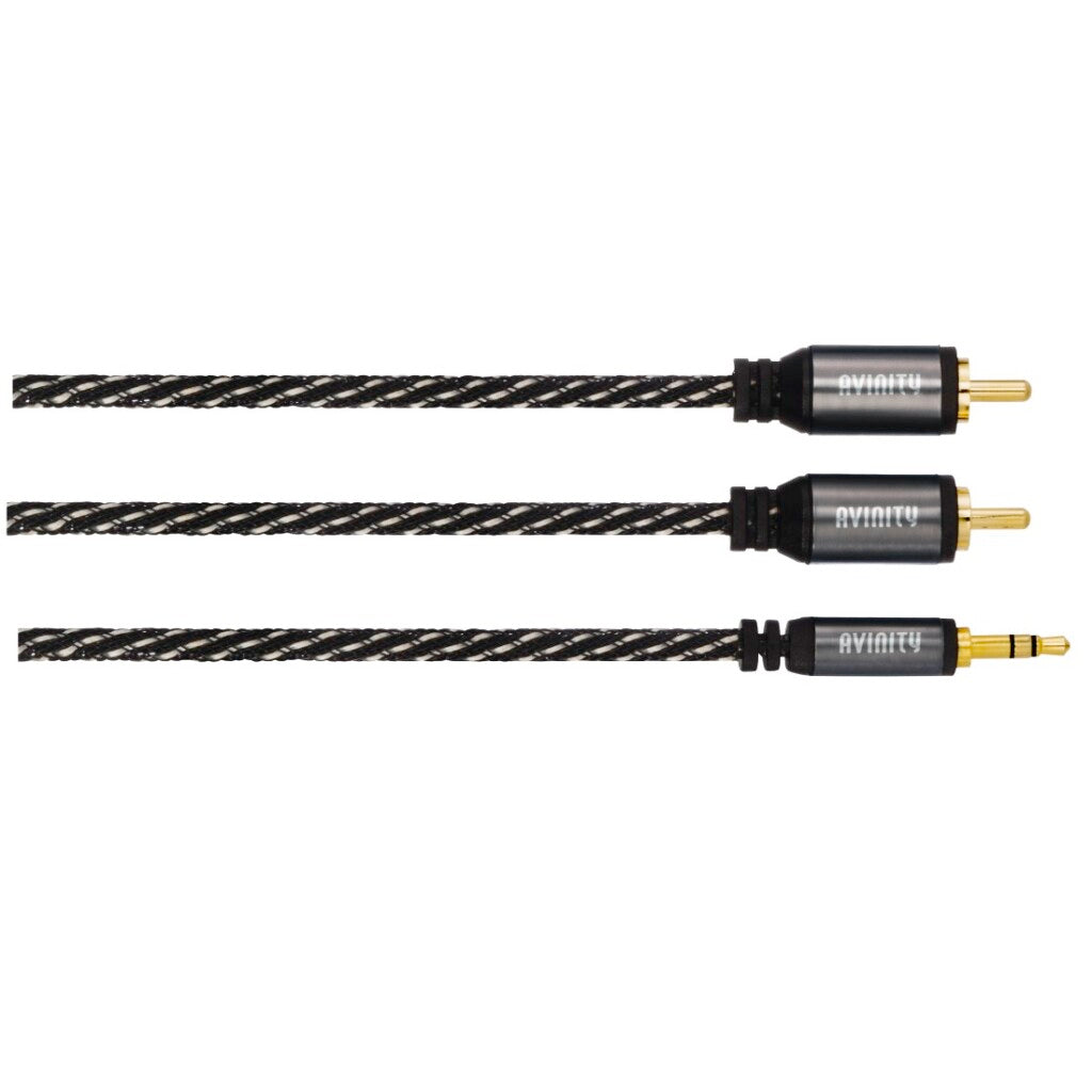Avinity Audiokabel 2 Cinch-Stekkers - 3,5-Mm-Jack Stereo 1,5 M