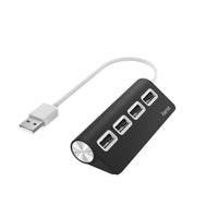 Hama Usb-Hub 4-Poorts Usb 2.0 480 Mbit/S Zwart