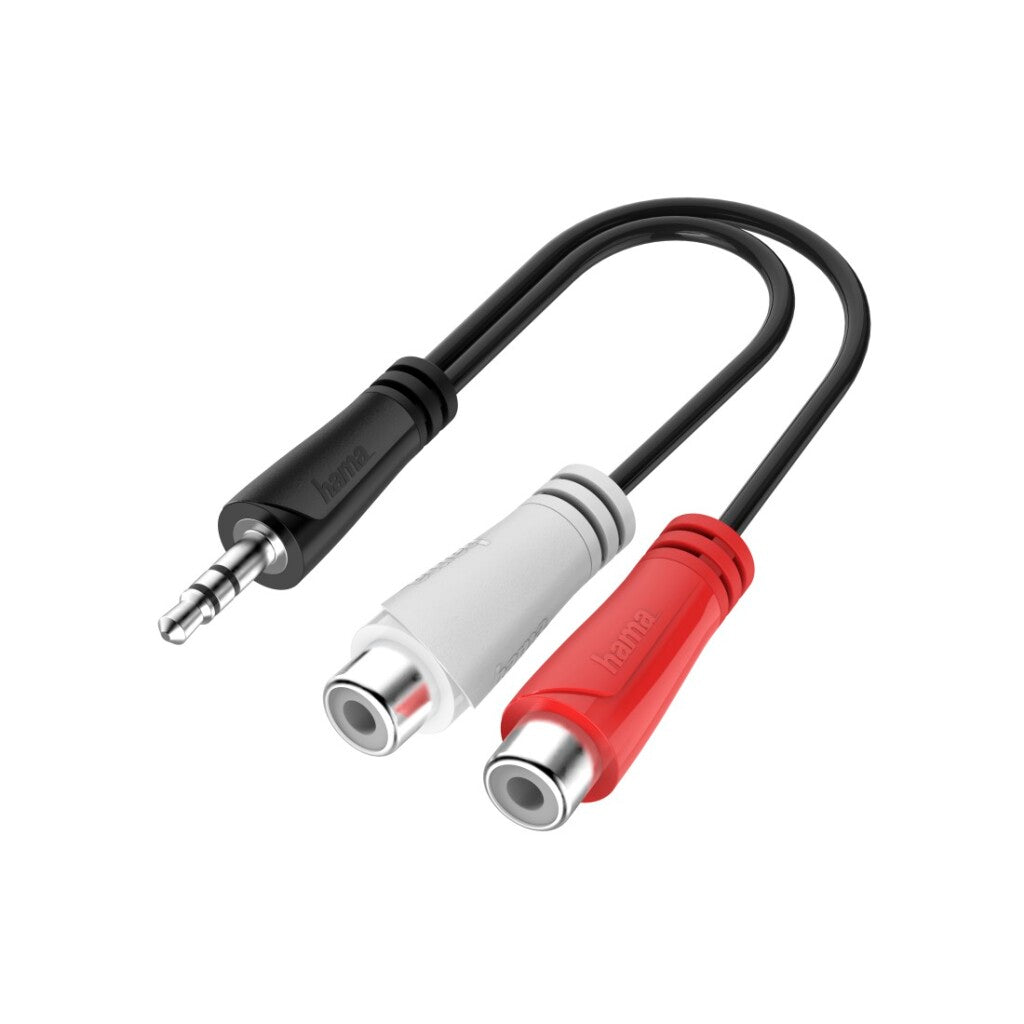Hama Audio-Adapter 3,5-Mm-Jack-Stekker - Cinch-Aansluiting Stereo