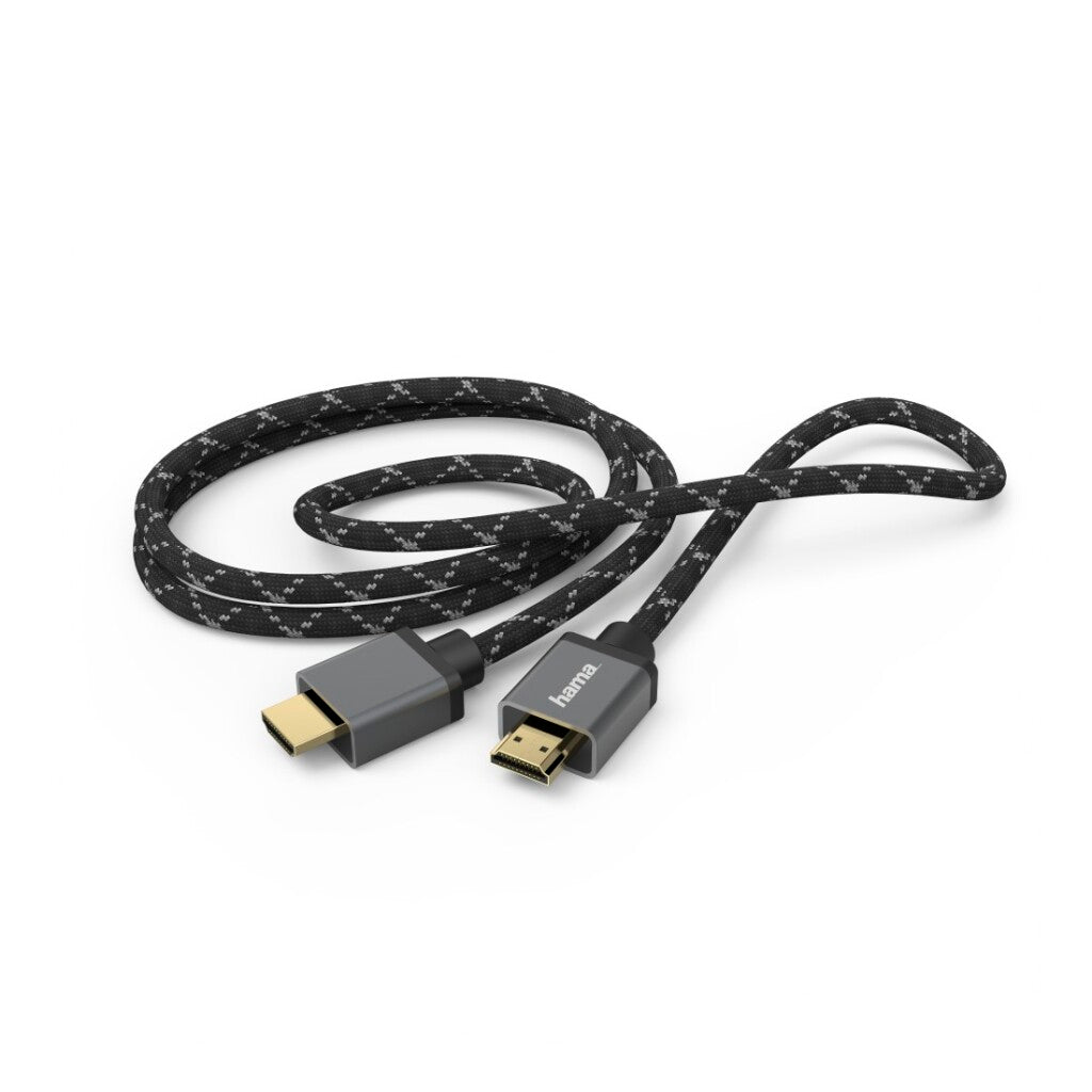 Hama Ultra High Speed Hdmi Kabel Verguld 8K 3 M Aluminium/Zwart