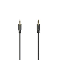 Hama Audiokabel Flexi-Slim 3,5-Mm-Jack-Stekker Verguld Zwart 0,75 M