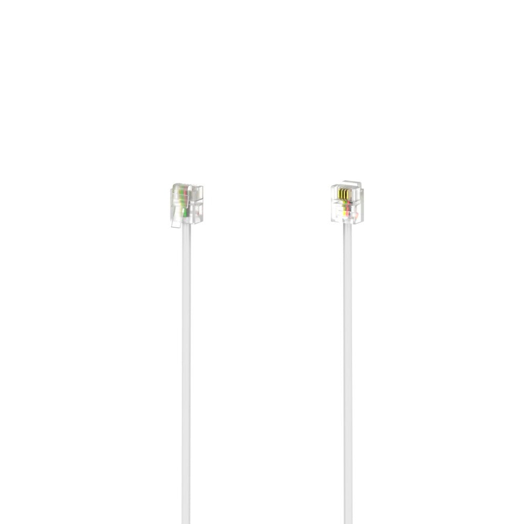 Hama Modulaire Kabel Stekker 6P4C - Stekker 6P4C 3 M Wit