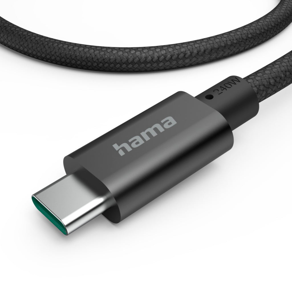 Hama Oplaadkabel Usb C - Usb C 150 Cm 240W Zwart