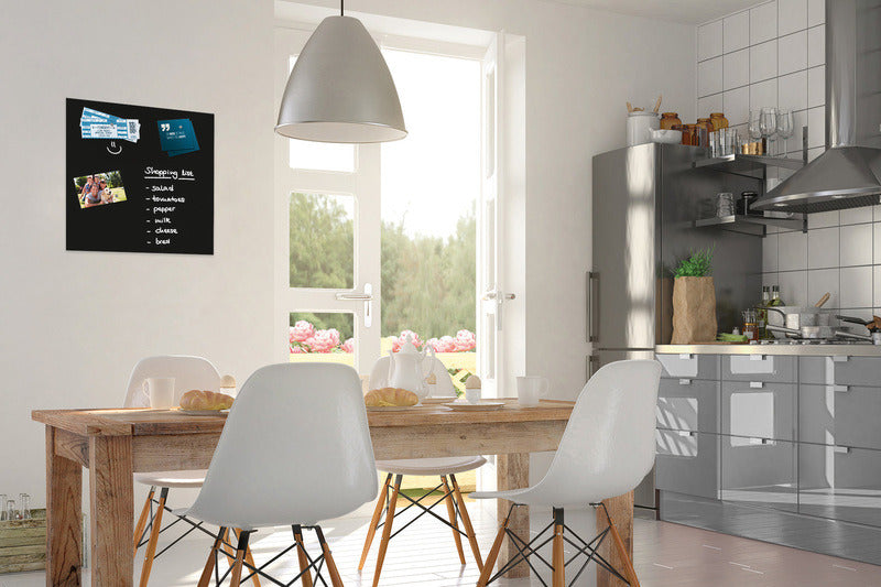 Sigel Si-B1101 Glasmagneetbord Be!Board 450X450Mm Zwart