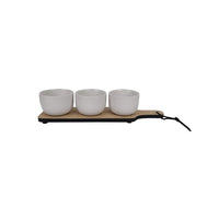 Cuisine Performance Tapasplank - Apero-Serveeer-Set - 4-Delig