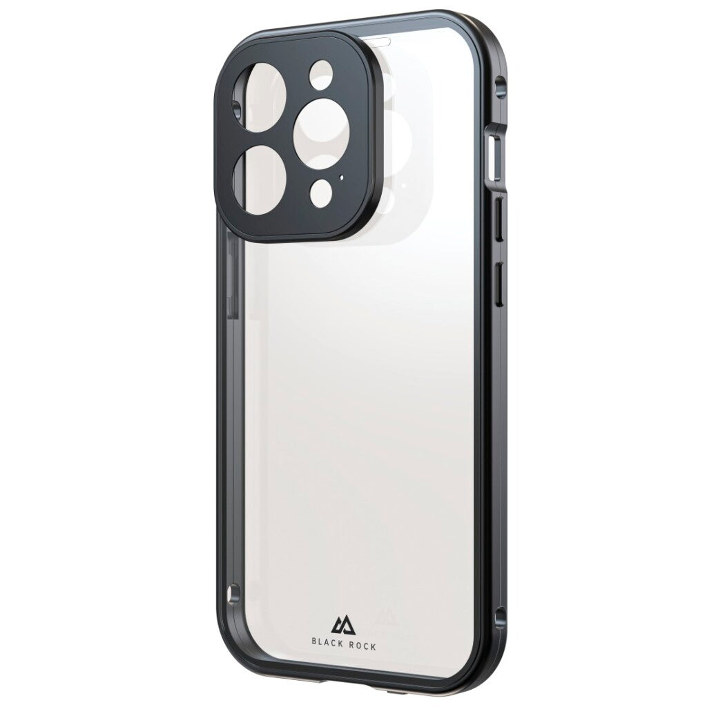 Black Rock 360 Glas Cover Voor Apple Iphone 15 Pro Zwart
