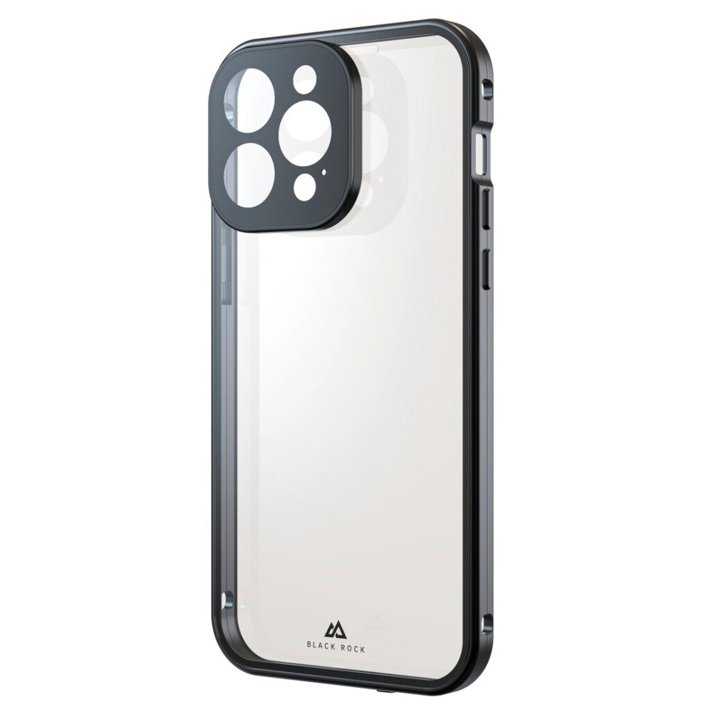 Black Rock 360 Glas Cover Voor Apple Iphone 15 Pro Max Zwart