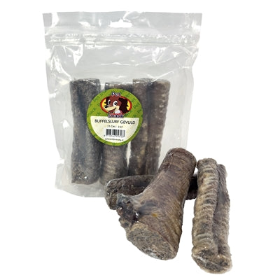 Petsnack Buffelslurf Gevuld 15 Cm 2 St