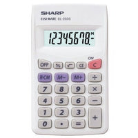 Citizen Sh-El233S Calculator Sharp El233S Grijs Hand 8 Digit