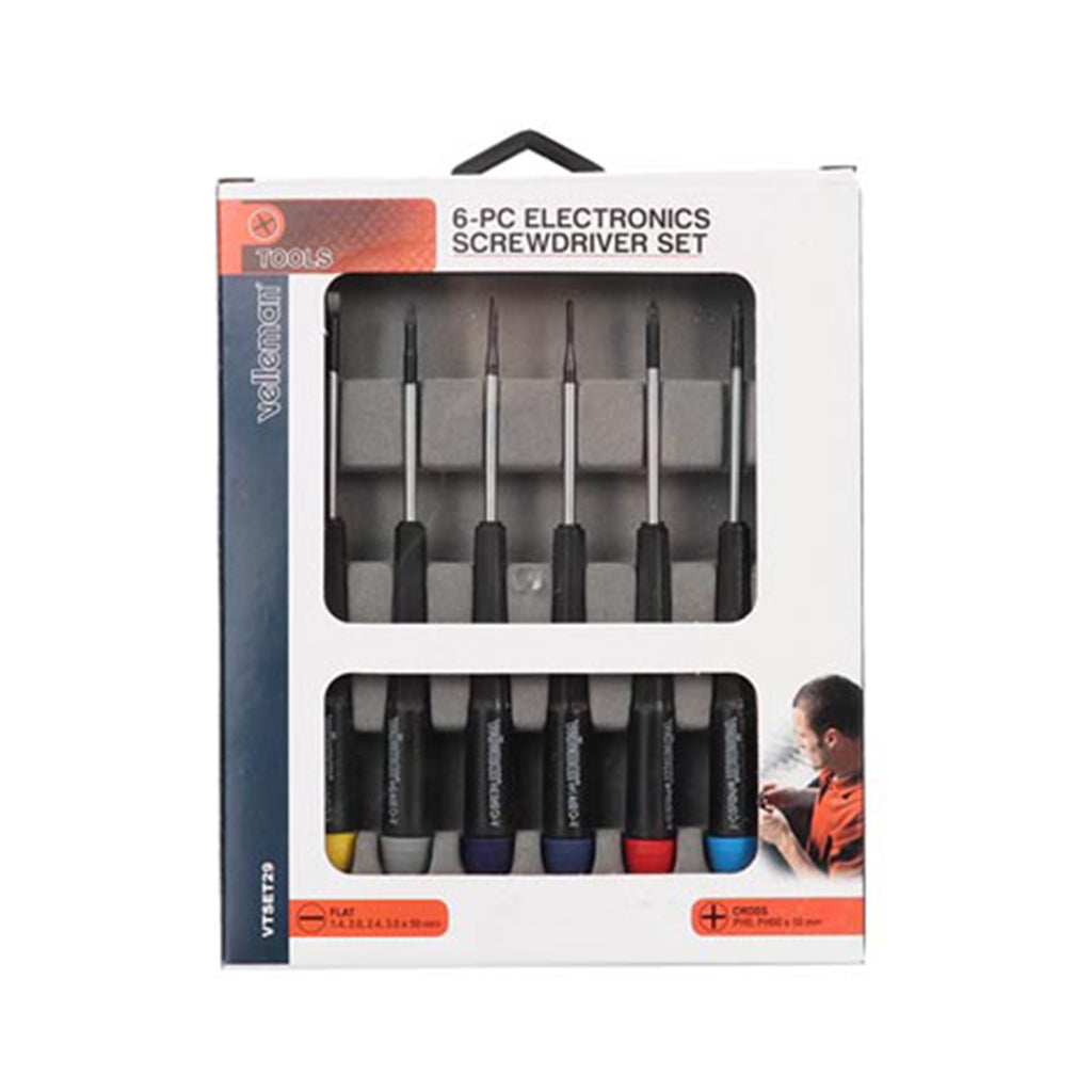 Velleman Precisie Schroevendraaiers Set Van 6