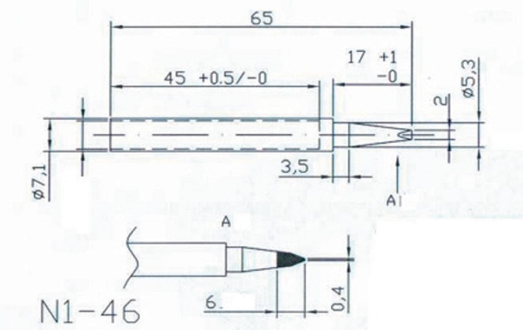Hq Solder/Tip4 Vervangingstip Voor Solder20/30