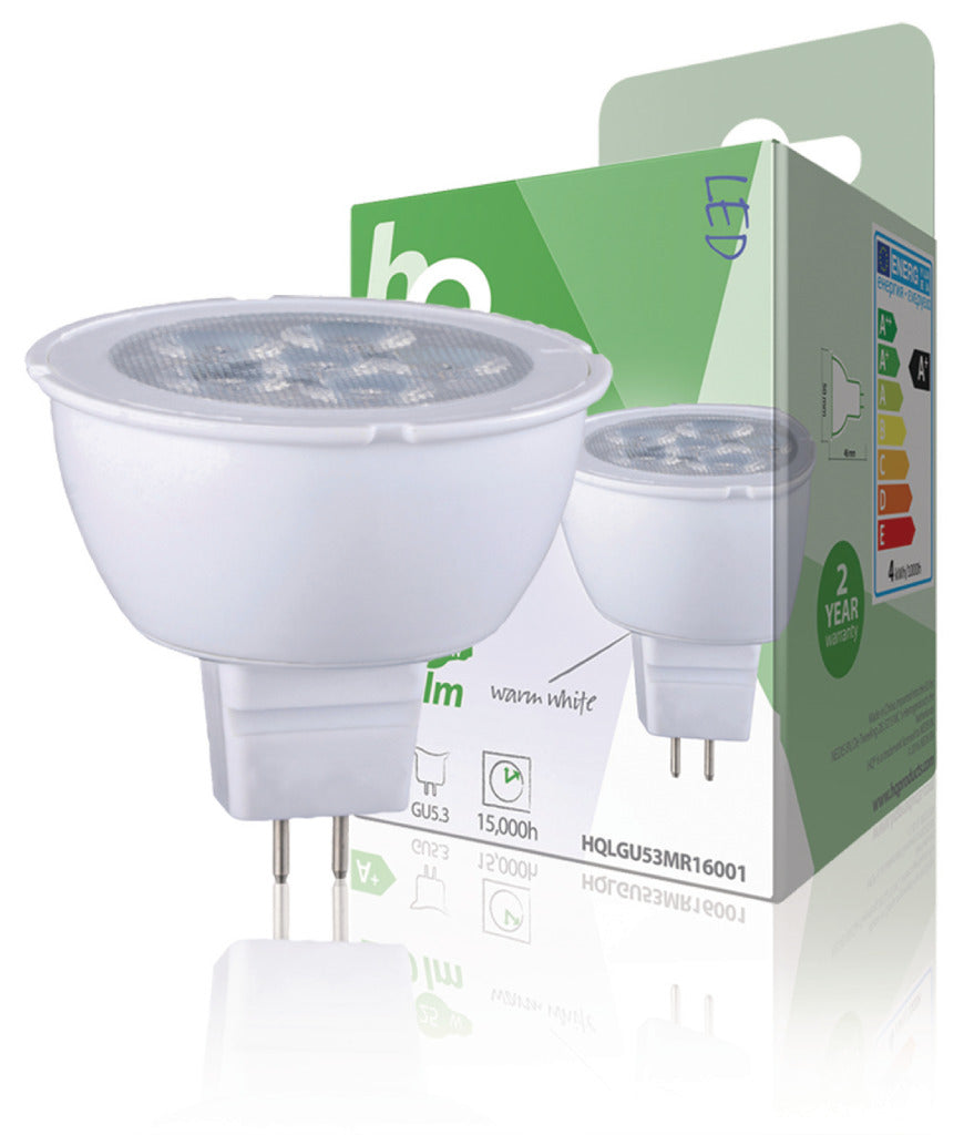 Hq Hqlgu53 Mr16001 Led-Lamp Mr16 Gu5.3 4W 250 Lm 2 700 K