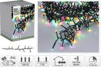 Microcluster - 16 Meter - 800 Led - Soft Multi Colour - Kerst - Festival