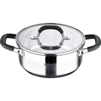 Bergner Midnight Rvs Kookpan Met Deksel - Inductie - 20Cm - 2.3L