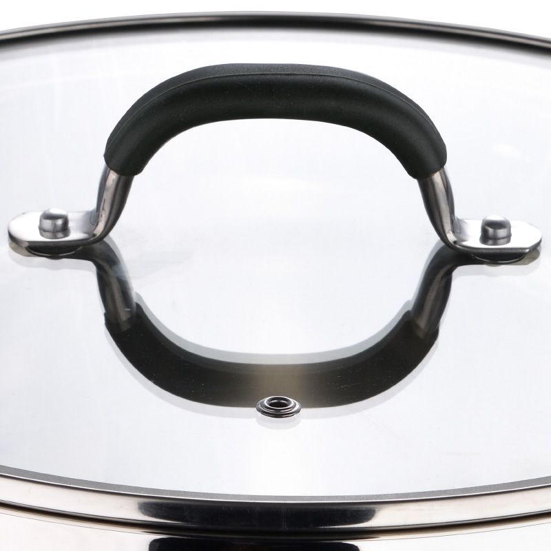 Bergner Midnight Rvs Soeppan Met Deksel - Inductie - 28Cm - 9.5L