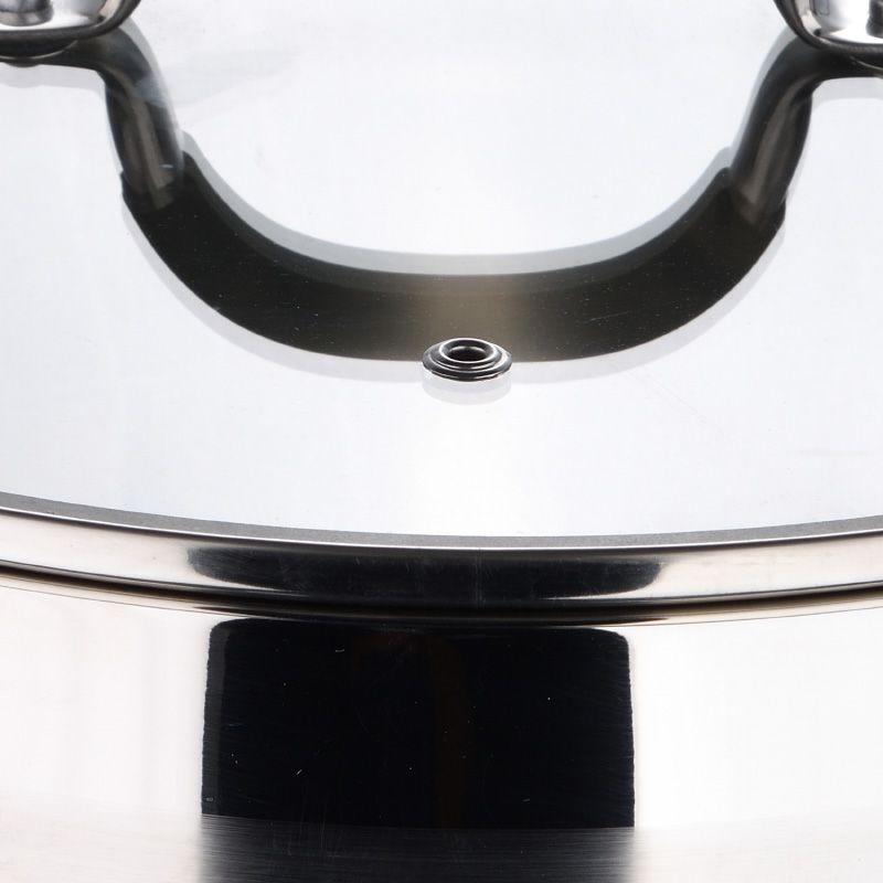 Bergner Midnight Rvs Soeppan Met Deksel - Inductie - 28Cm - 9.5L