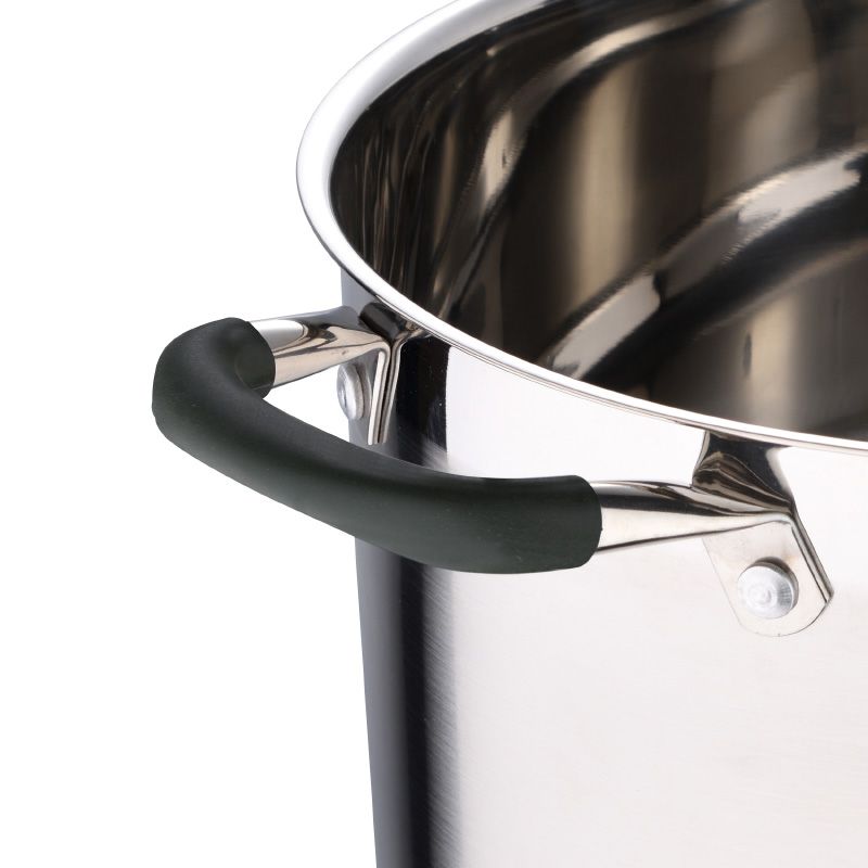 Bergner Midnight Rvs Soeppan Met Deksel - Inductie - 28Cm - 9.5L
