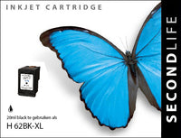 Kangaro Sl-11111441 Cartridge Secondlife Hp 62 Xl Zwart