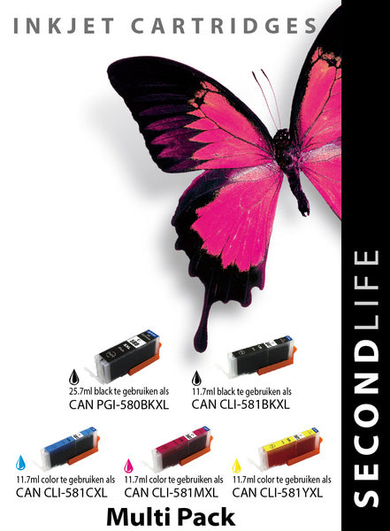 Kangaro Sl-11011249 Cartridge Secondlife Canon Multipack 580/581