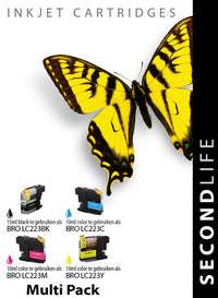 Kangaro Sl-11511159 Cartridge Secondlife Brother Multipack Lc 221/223