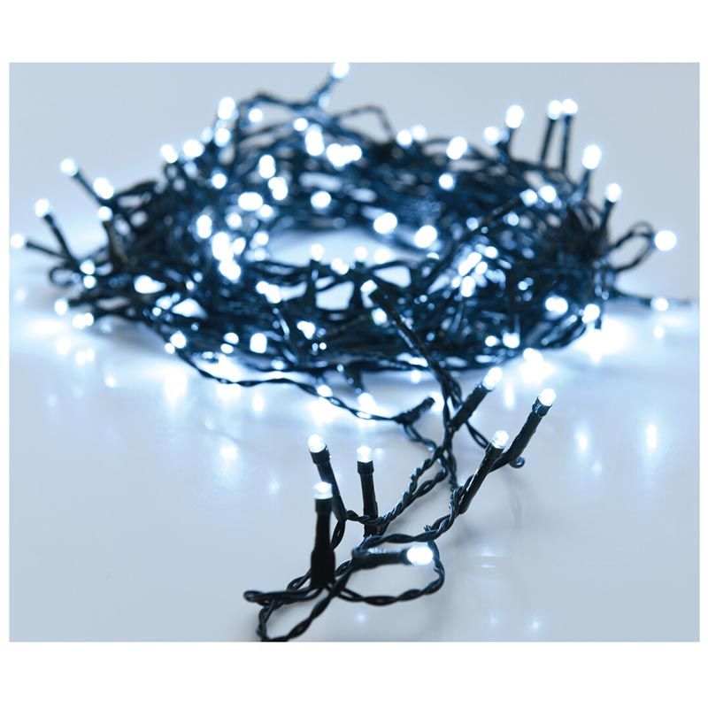Kerstverlichting 80 Led- 6M - Wit - Timer - Lichtfuncties - Geheugen - Buiten