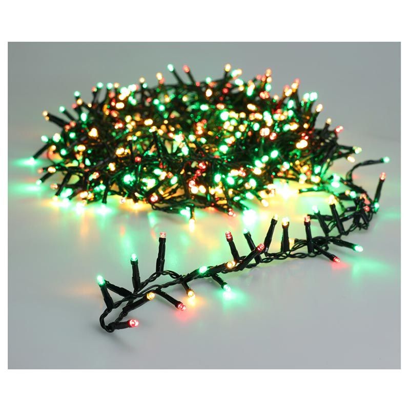 Microcluster - 560 Led - 11M - Three Tone Traditional - Timer - Lichtfuncties - Geheugen - Buiten