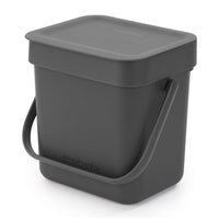 Brabantia Sort &Amp; Go Afvalbakje 3L Grijs