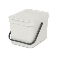 Brabantia Sort &Amp; Go Afvalemmer 6L Lichtgrijs
