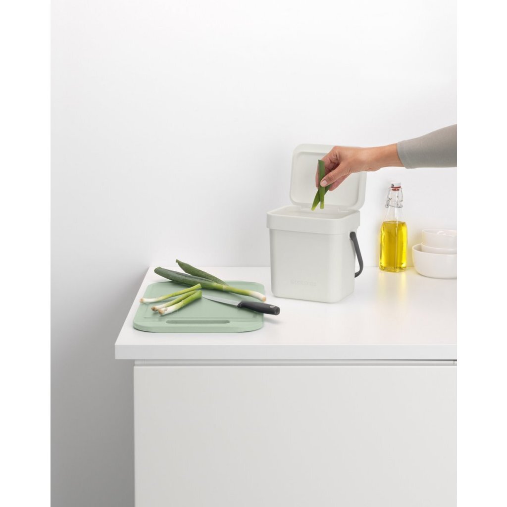 Brabantia Sort &Amp; Go Afvalemmer 6L Lichtgrijs