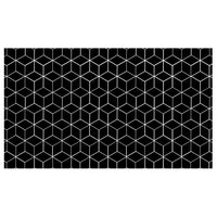 Scanpart Inductie Beschermmat 90X52 Cm Zwart/Siliconen