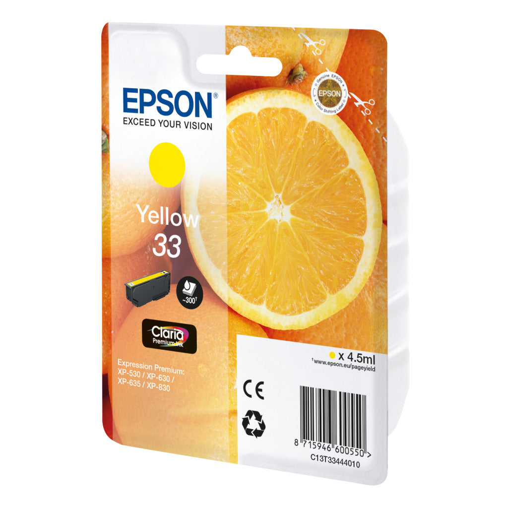 Epson T334440 Origineel Geel 4,5Ml