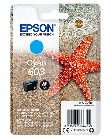Epson T03U2 Origineel Bl 603 2.4Ml