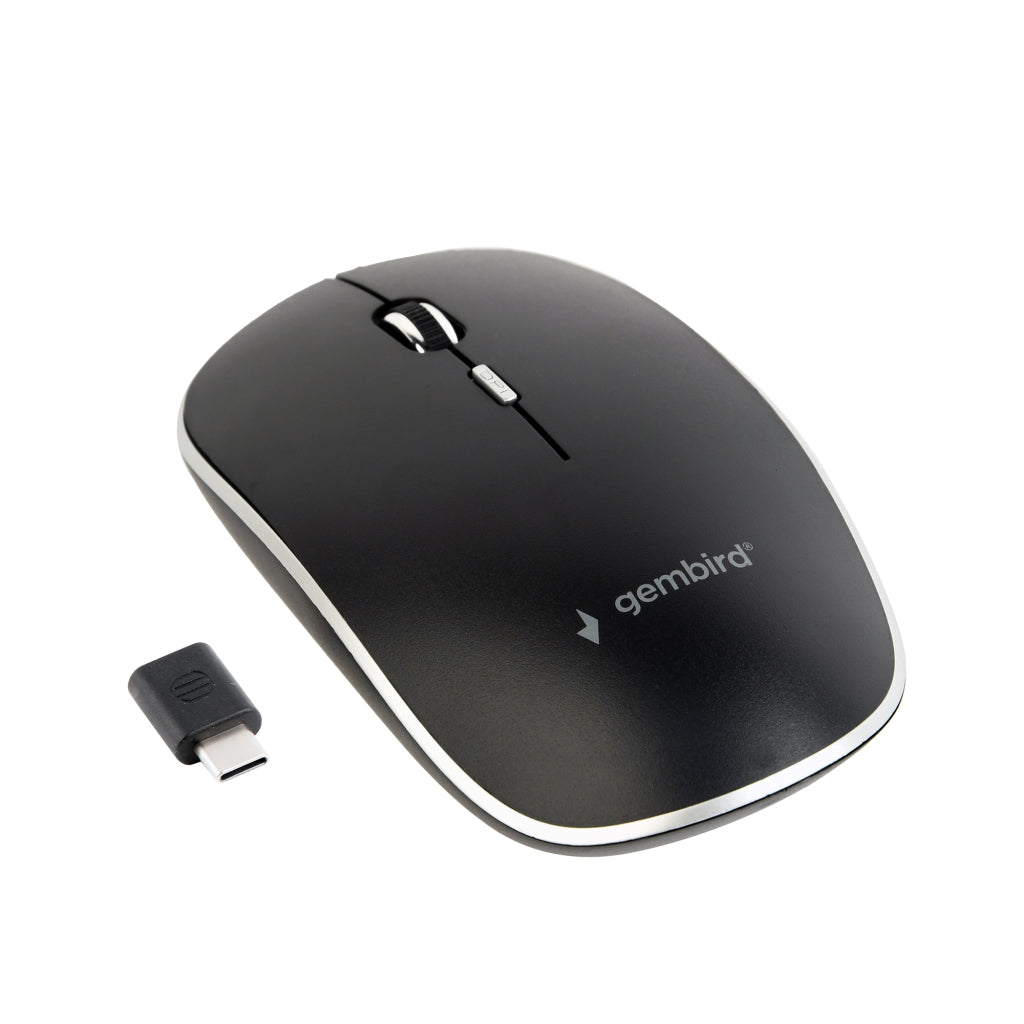 Gembird Gmb Muis Draadloos Usb-C Zwart 4Bsc