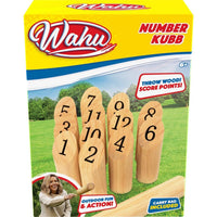 Wahu Houten Number Kubb Spel