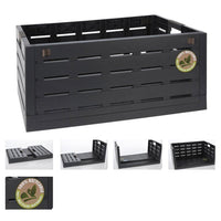 Excellent Houseware Vouwkrat 60 Liter 59X38X27,5 Cm Antraciet