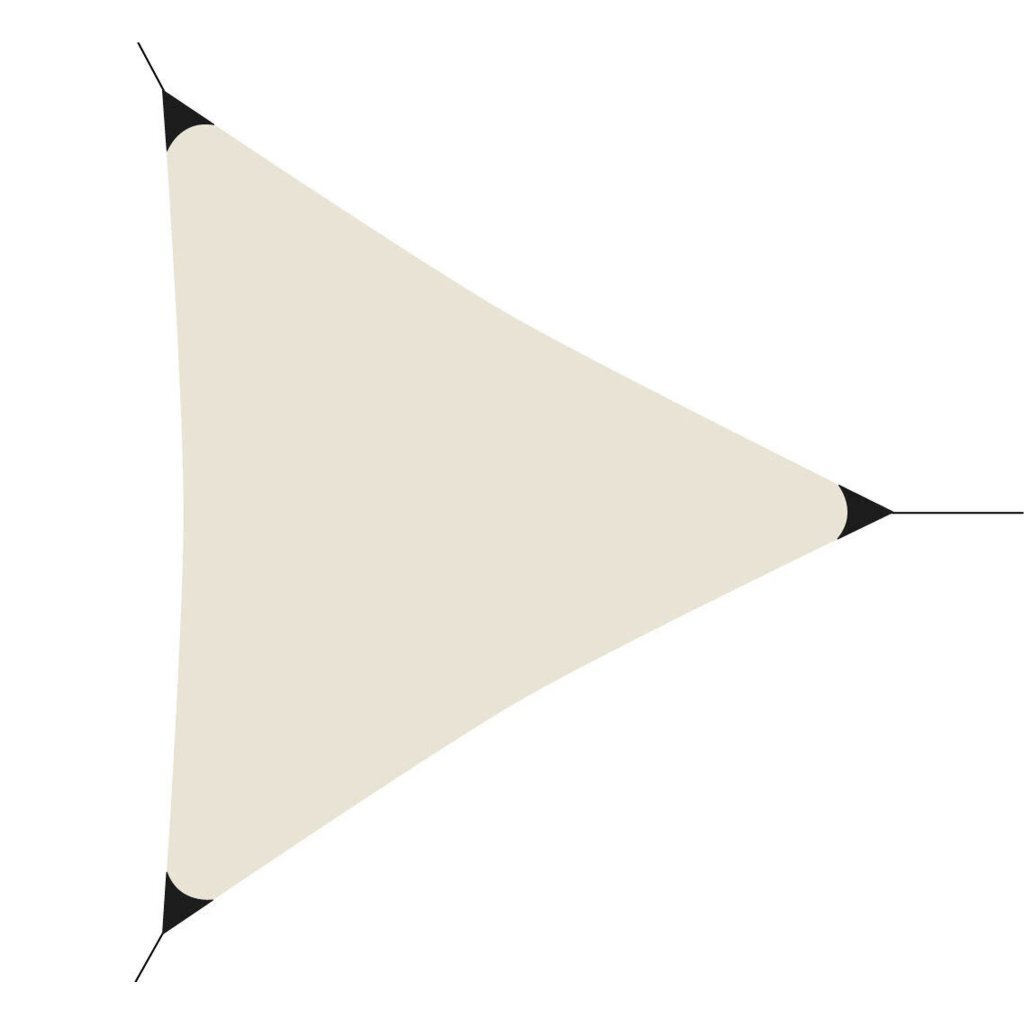Overige Merken Schaduwdoek 360X360X360 Cm CrÈMe